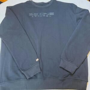 Men's Black Crewneck Sweatshirt with Logo BEONE SZXXL